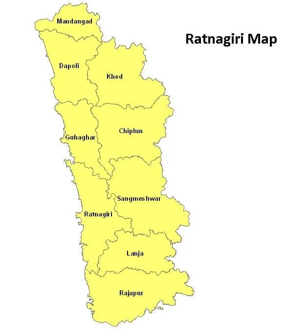 Ratnagiri District Map